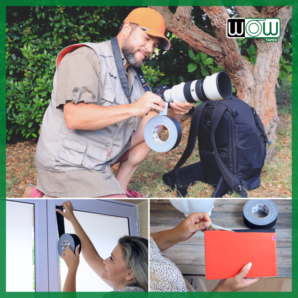 Crews using Wow gaffer tape on set and on location